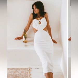 Fernanda Midi Dress - White